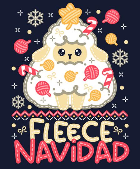 Qwertee: Fleece Navidad ugly Christmas