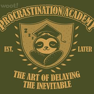 Graphic for Procrastination Academy