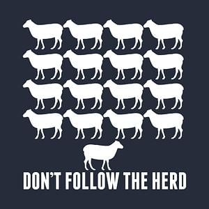 Graphic for Don't Follow the Herd
