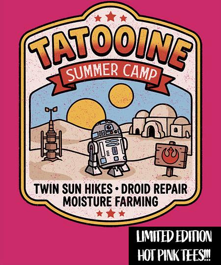 Qwertee: Tatooine Summer Camp
