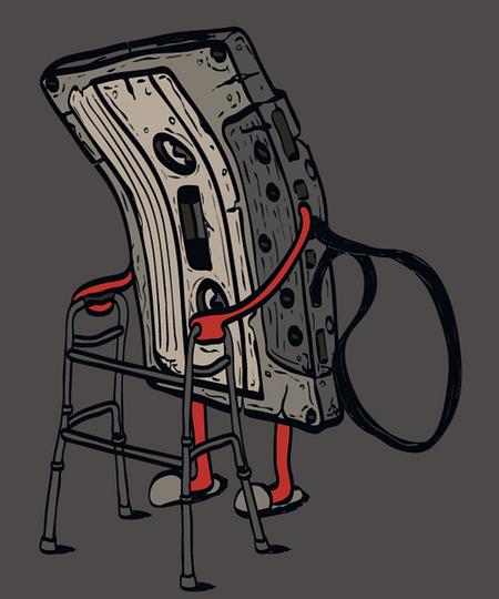 Qwertee: old cassette