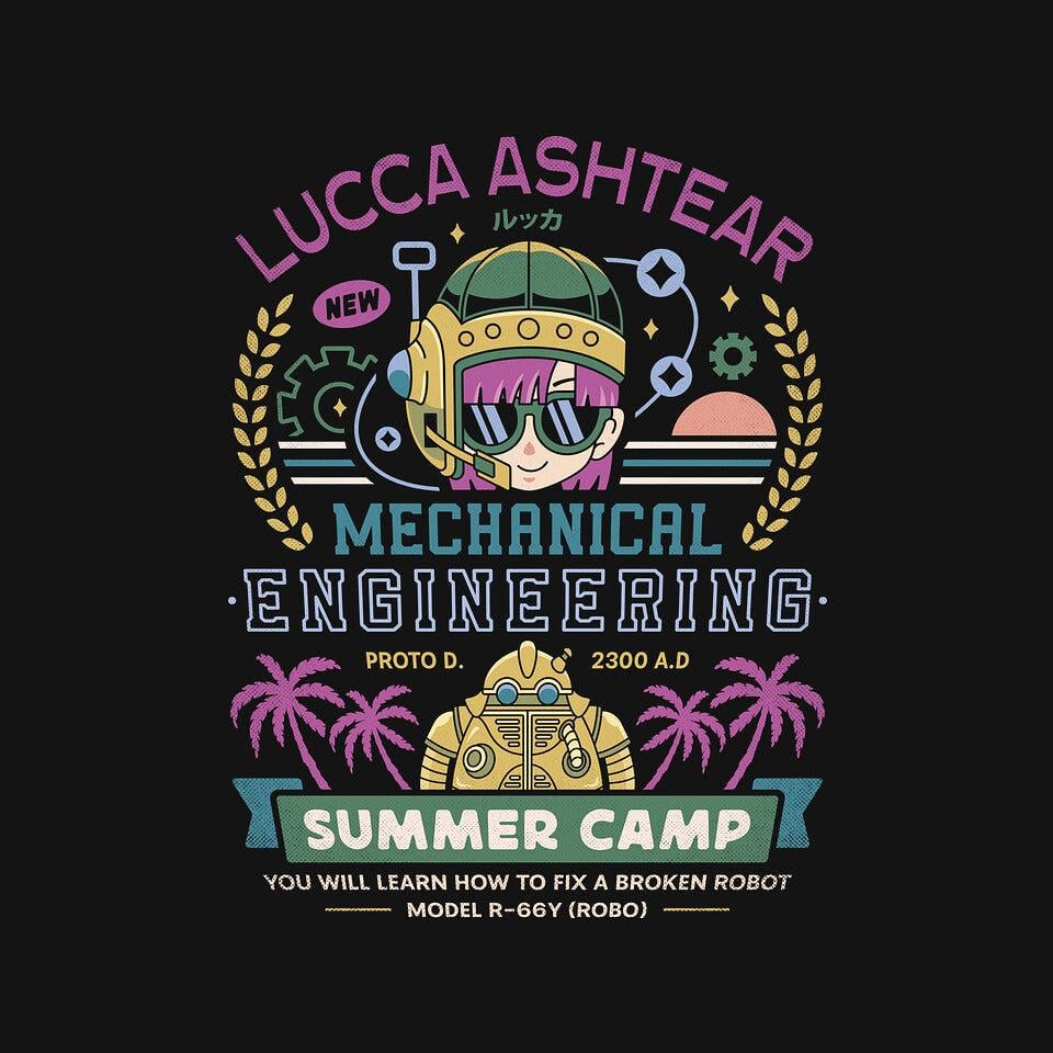 TeeFury: Lucca Ashtear Summer Camp