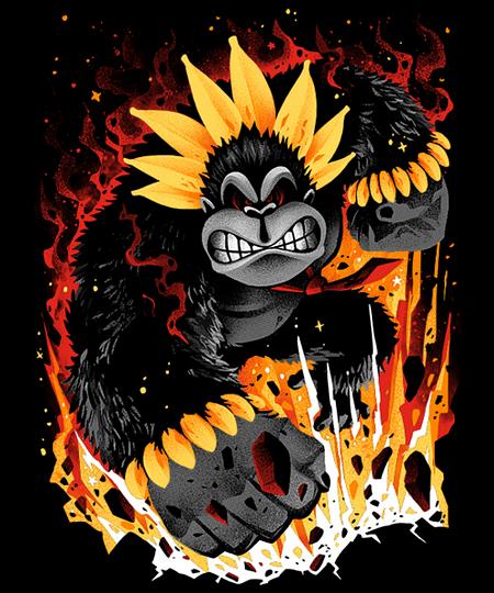 Qwertee: Wreck-it Kong