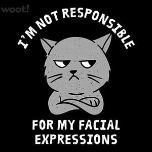 Graphic for I'm Not Responsible For My Facial Expressions