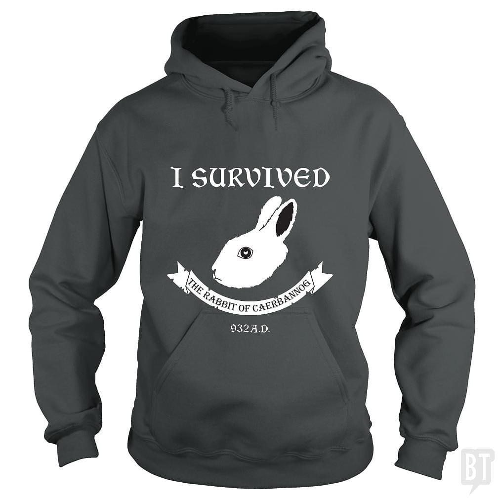 BustedTees: I Survived the Rabbit! Hoodie