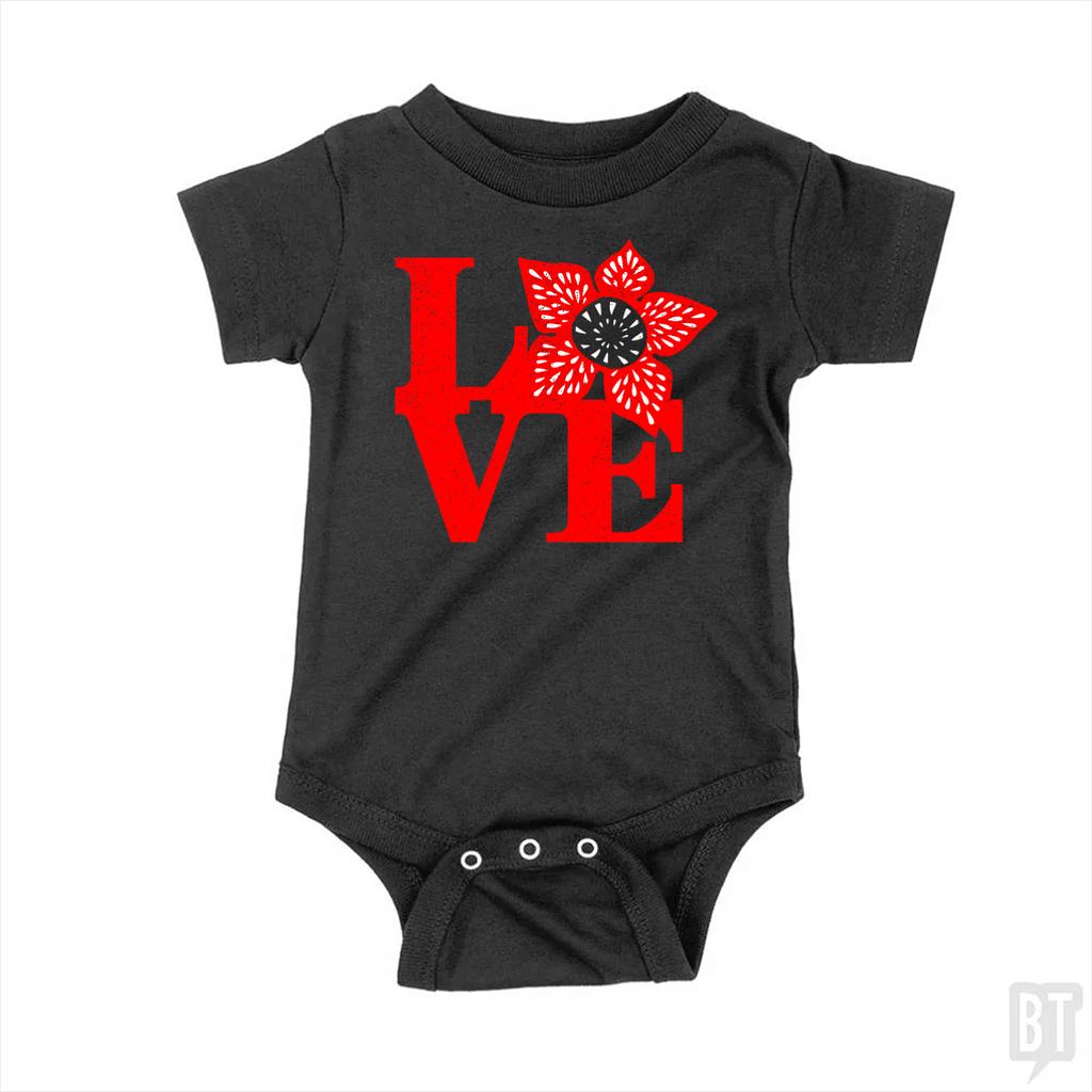 BustedTees: Stranger Love Baby One-Piece