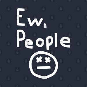 Graphic for Ew People White Line