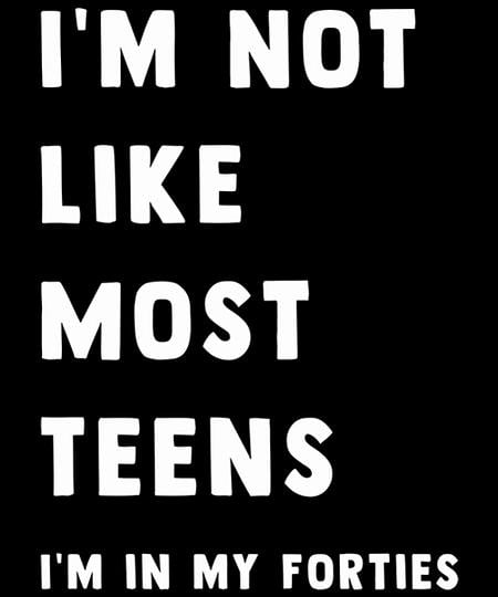 Qwertee: Not Like Most teens