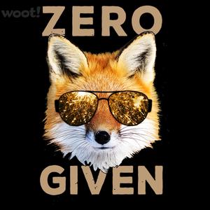 Graphic for Zero Fox Given