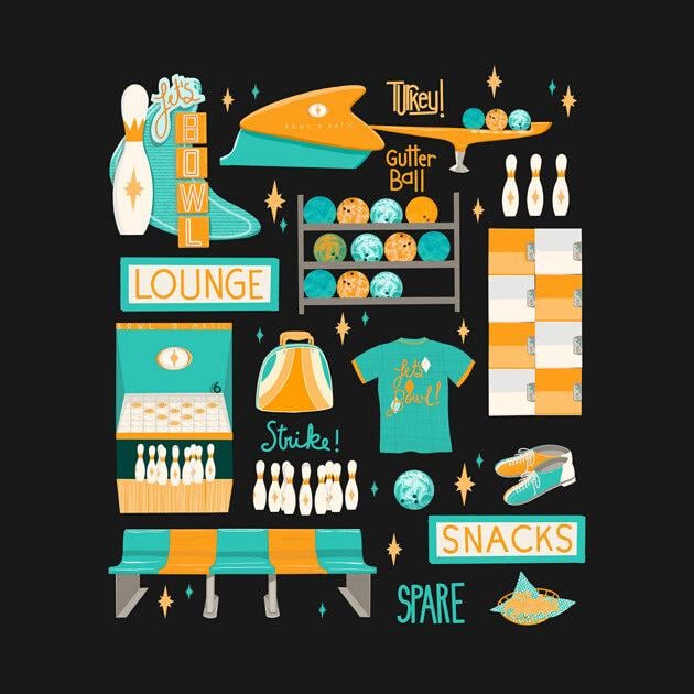 TeePublic: Bowling