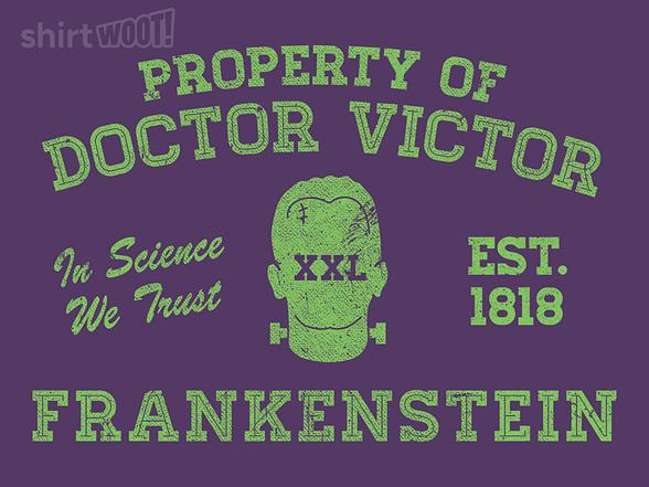 Woot!: Property of Dr Frankenstein