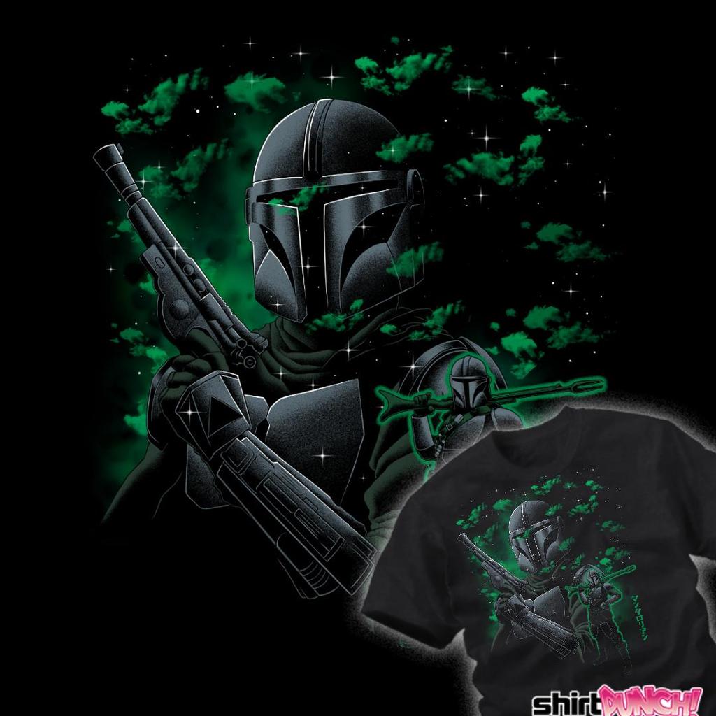ShirtPunch: Beskar Hunter Nightsky Lineart