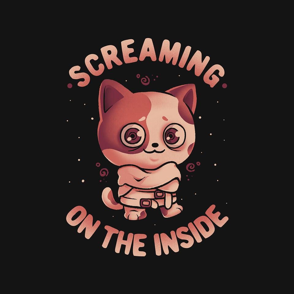 TeeFury: Screaming Inside
