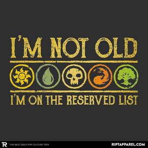 Graphic for I Am On The Reserved List