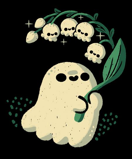 Qwertee: Ghost meets Lily of the Valley