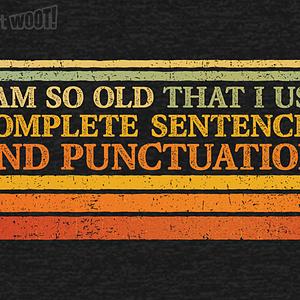 Graphic for Complete Sentences and Punctuation