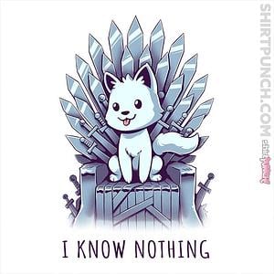 Graphic for I Know Nothing