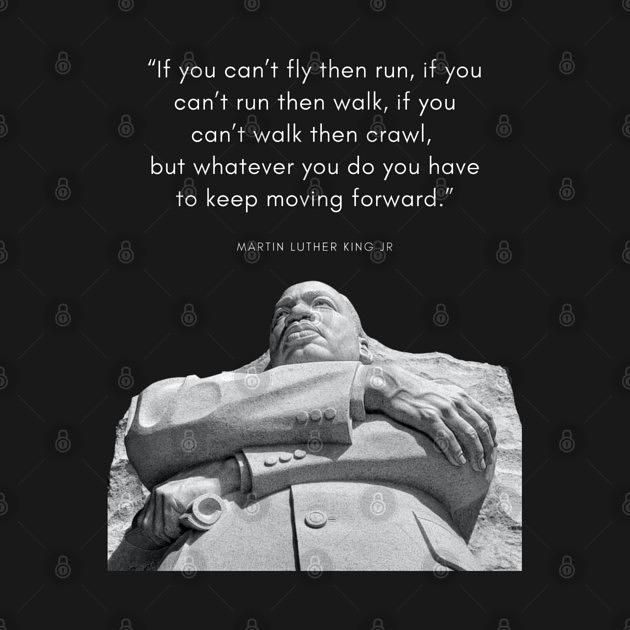 TeePublic: Martin Luther King quote statue