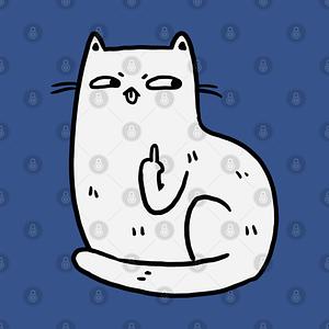 Graphic for Middle Finger Cat