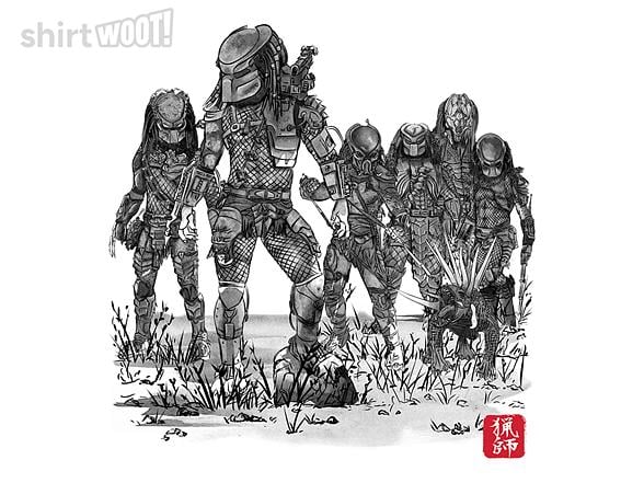 Woot!: Seven Hunters sumi-e