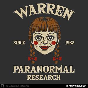Graphic for Warren paranormal research