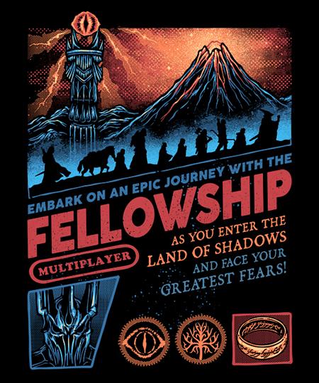 Qwertee: Epic Journey with the Fellowship