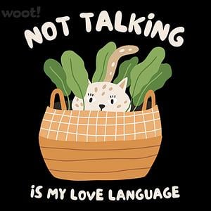 Graphic for Not Talking Is My Love Language