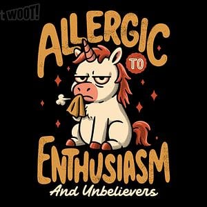 Graphic for Allergic to Enthusiasm