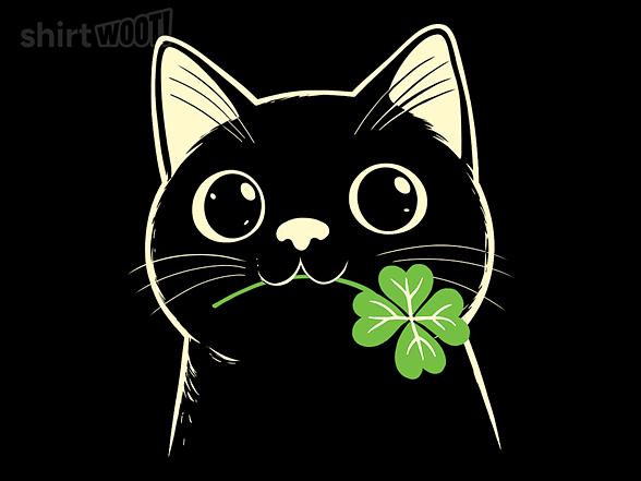 Woot!: Lucky Black Cat Clover