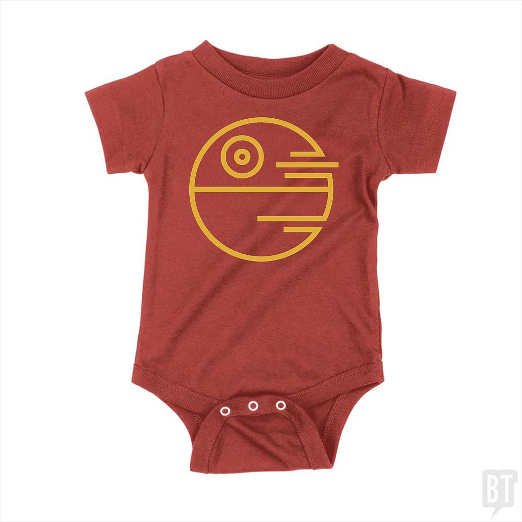 BustedTees: Death Star Baby One-Piece