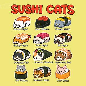 Graphic for Types of Sushi Cats