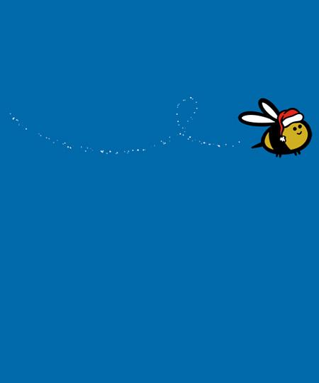 Qwertee: Minimal Christmas Bee