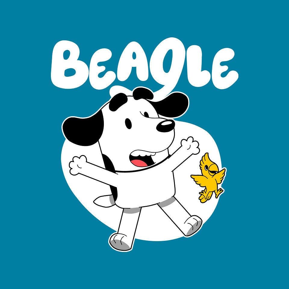 TeeFury: Beagle Dog Children Animation