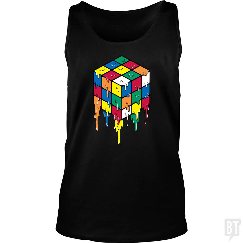BustedTees: Cube Tank Top