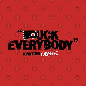 Graphic for PUCK EVERYBODY IGNITE THE ORANGE - PHILADELPHIA FLYERS 2026 PLAYOFF