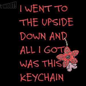 Graphic for Upside Down Keychain
