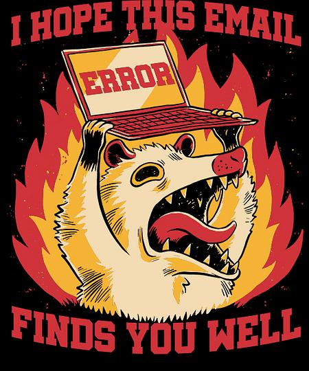 Qwertee: Possum Work Email