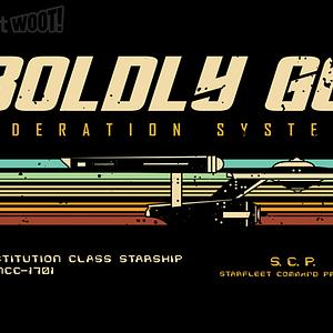 Graphic for Retro Vintage Starship