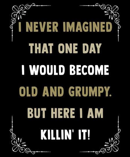 Qwertee: Old and Grumpy