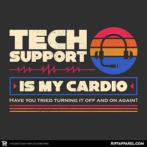 Graphic for Tech Support Is My Cardio
