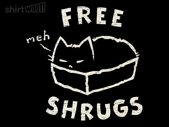 Woot!: Free Cat Shrugs