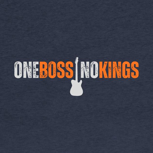 TeePublic: Bruce Springsteen One Boss No Kings 2026