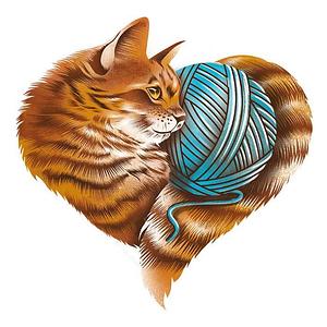 Graphic for Knitting Kitten Love