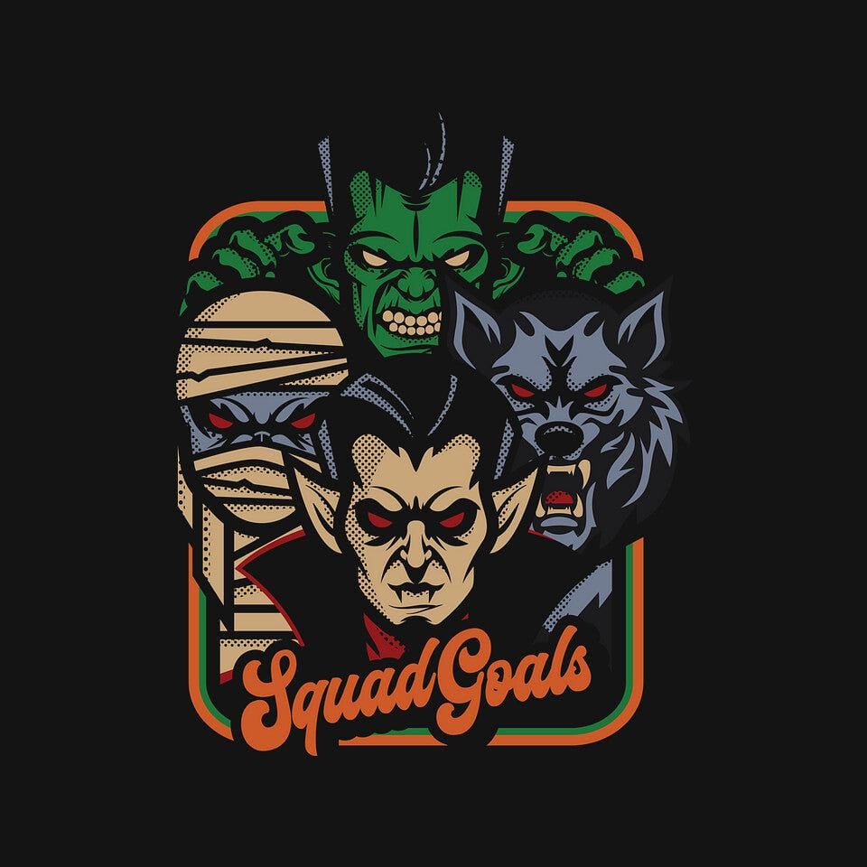TeeFury: Squad Goals