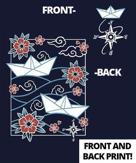 Qwertee: Origami boat