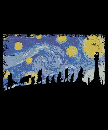 Qwertee: wanderer's night