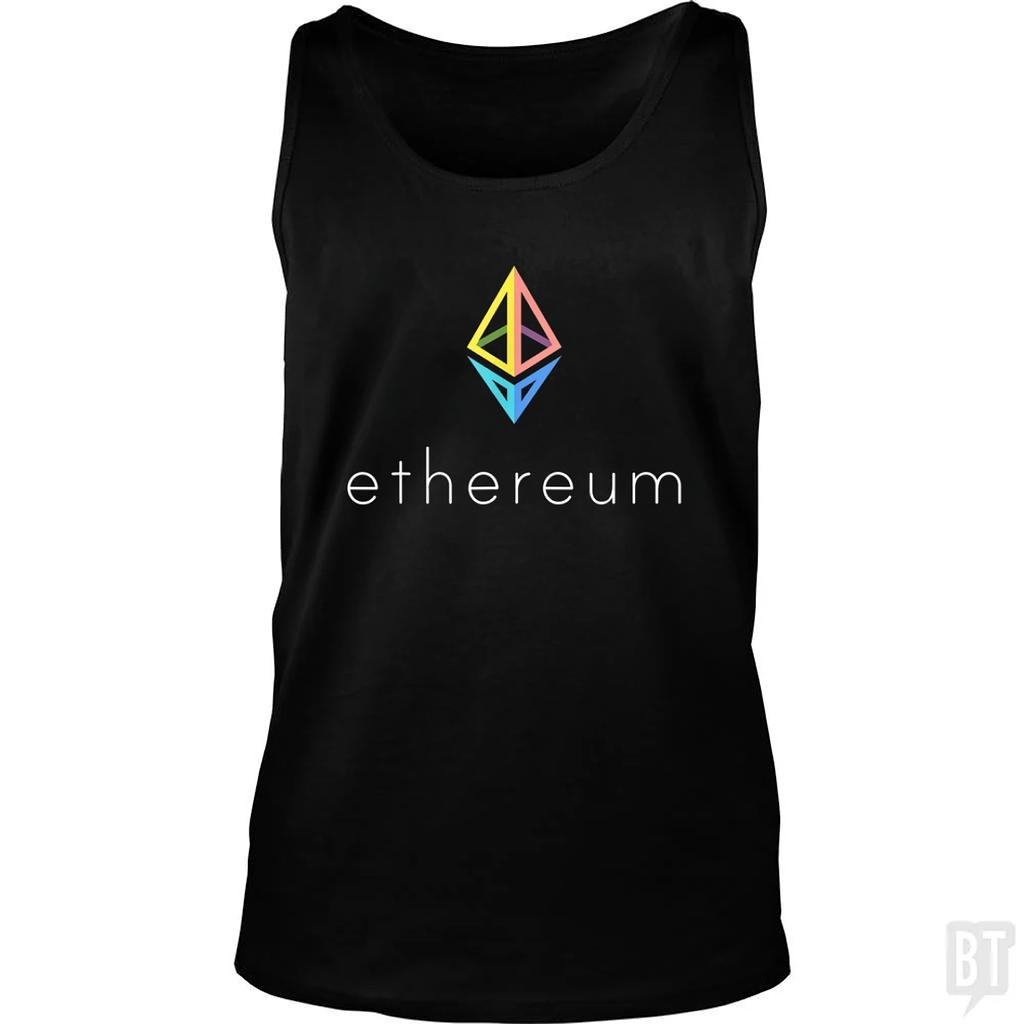 BustedTees: Ethereum Logo Tank Top