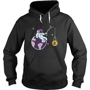 Graphic for Bitcoin Astronaut Hoodie