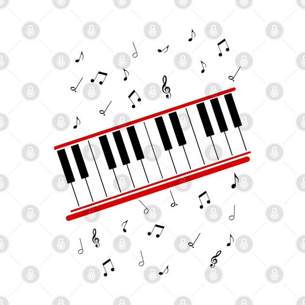 TeePublic: Beat It Michael Jackson piano shirt