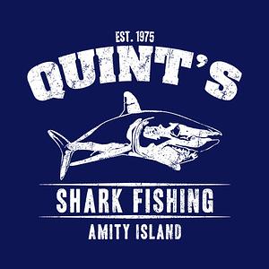 Graphic for Quint's Shark Fishing T-Shirt